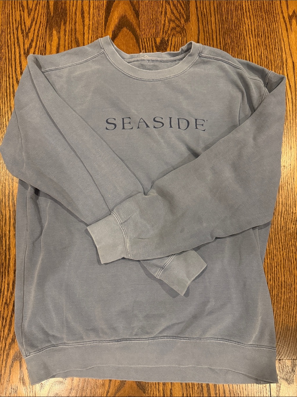 Seaside Crewneck Sweatshirt - Slate Blue